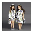 Платье принцессы с цветочным рисунком для девочек, на веснулето