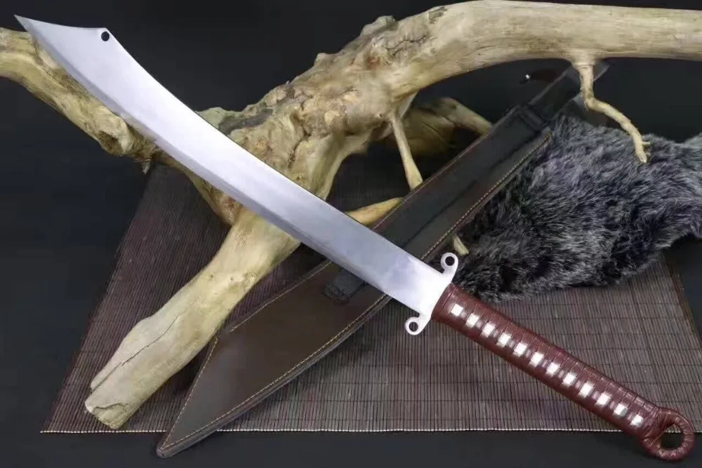 Новый китайский военный красный армейский меч ручной работы DaDao катана острый