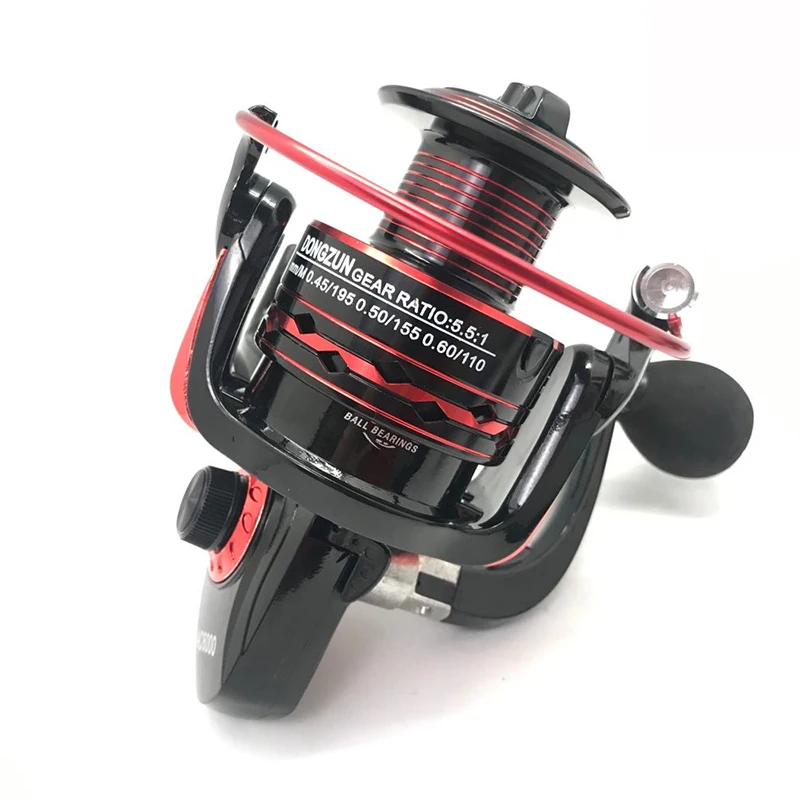 

Metal Spool G-Ratio 5.5:1 Baitcasting Reel 1000-6000 Series Carp Fishing Reel Carbon Fiber Drag Power Spinning Reels Saltwater
