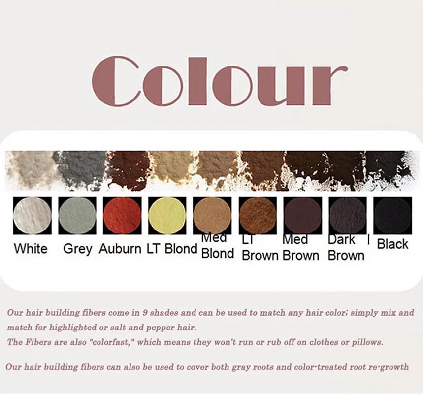 

28g 1pc Natural Instant Hair Building Fiber Thin Loss Remedies Keratin Growth Treatment