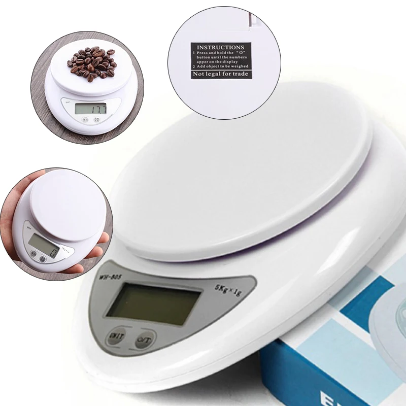 

kitchen Tool 5kg 5000g/1g House Digital Electronic Kitchen Food Postal Scale Weight Balance