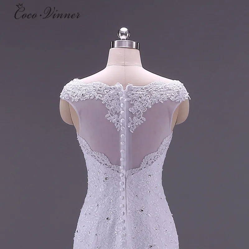 Винтажное свадебное платье Русалка по индивидуальному заказу кружевное без