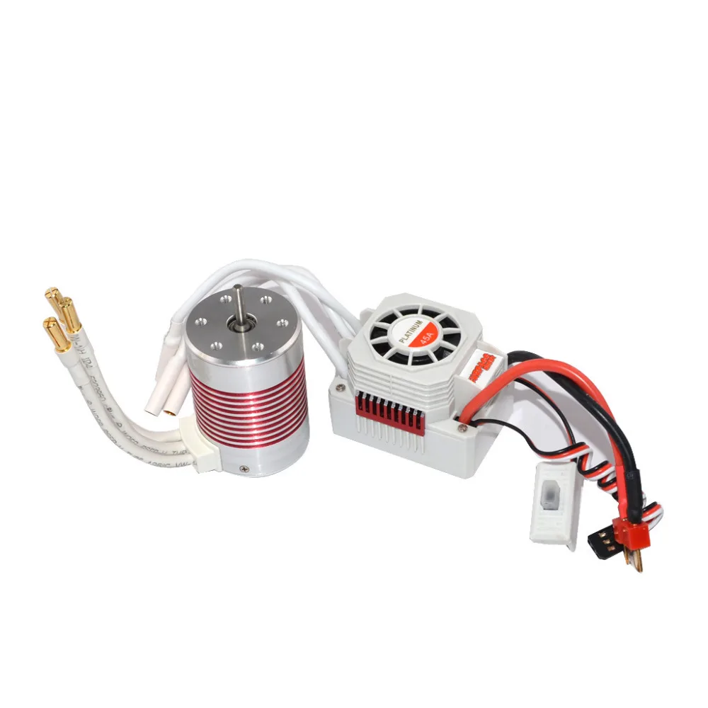 Platinum Waterproof 3650 4300KV 3900KV 5200KV Brushless Motor with 60A ESC Kit for 1/10 RC Car Truck Toy | Игрушки и хобби