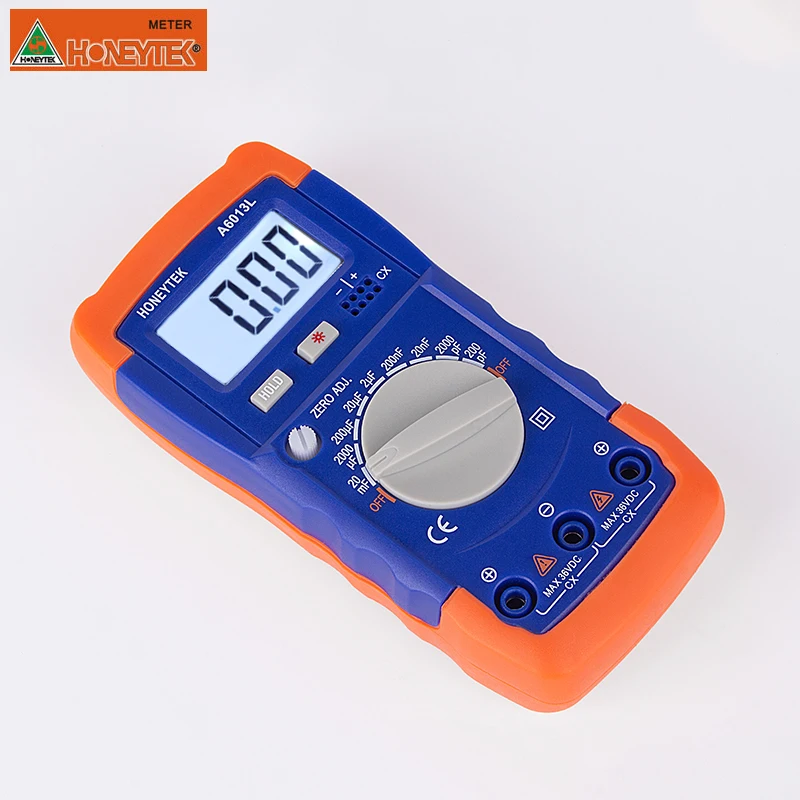 Цифровой измеритель емкости HONEYTEK для электроники измерительный конденсатор
