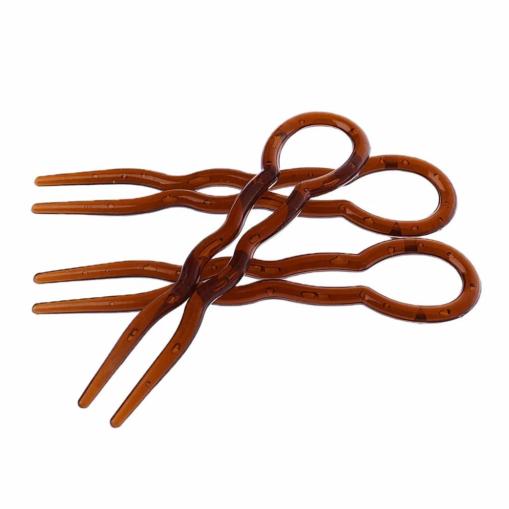 3 шт. вилка инструменты для плетения кос волос U образные вилки заколки аксессуары