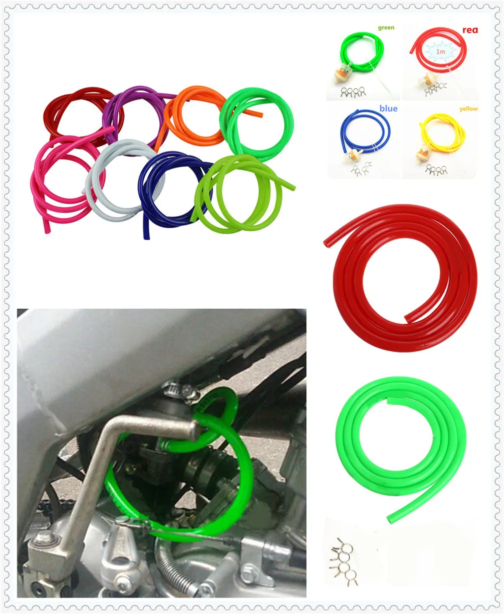 

1M motorcycle accessories bicycle fuel gas delivery gasoline pipe for KTM SMC SMCR EnduRo R MC-R Duke 640 LC4 Supermoto 990