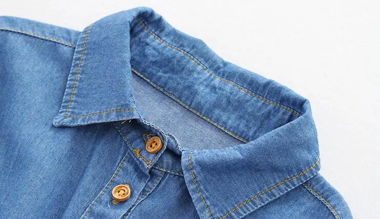 Rlyaeiz Fashion Girls Dress 2018 Summer New Style Floral Embroidery Denim Kids Dresses For Clothes 4-13 Age Robe Fille | Детская одежда
