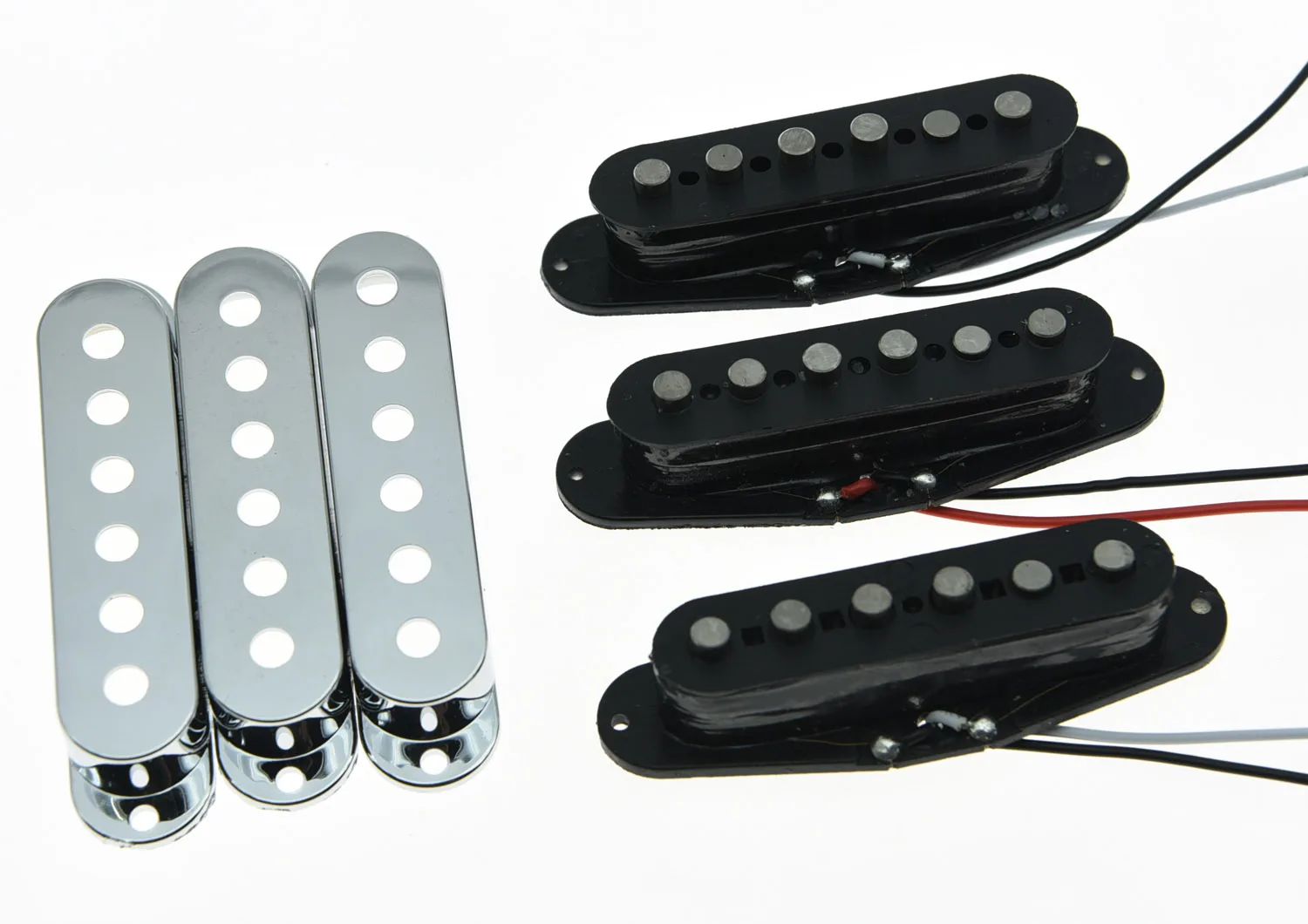 KAISH 3x Chrome Alnico 5 пикап с одной катушкой ST SSS ДЛЯ Strat | Спорт и развлечения