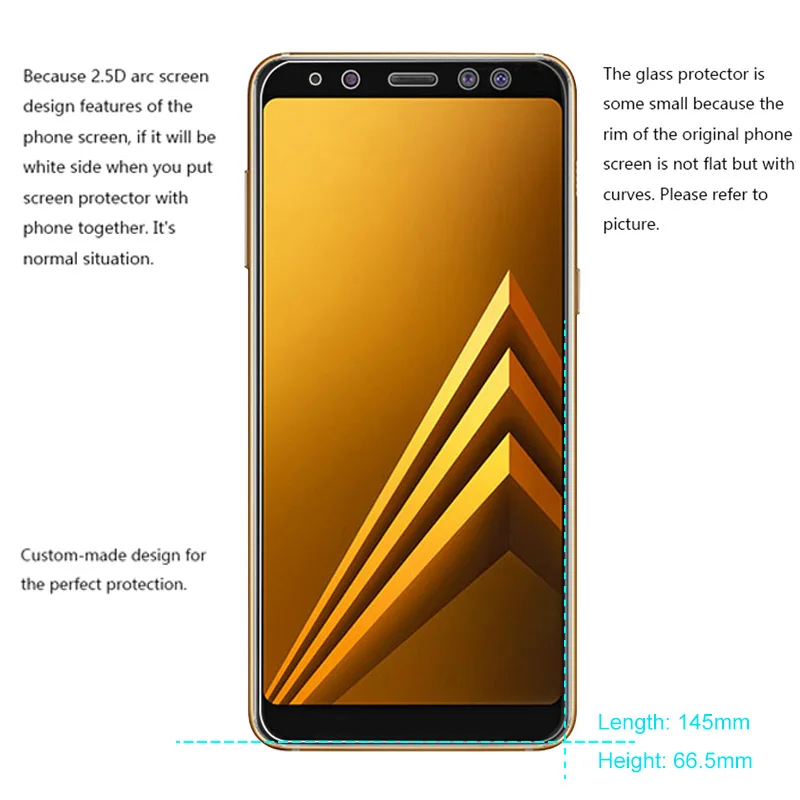 GXE 9H закаленное стекло для Samsung Galaxy A8 (2018) A530F Защитная пленка экрана + 2018 A730F|glass for