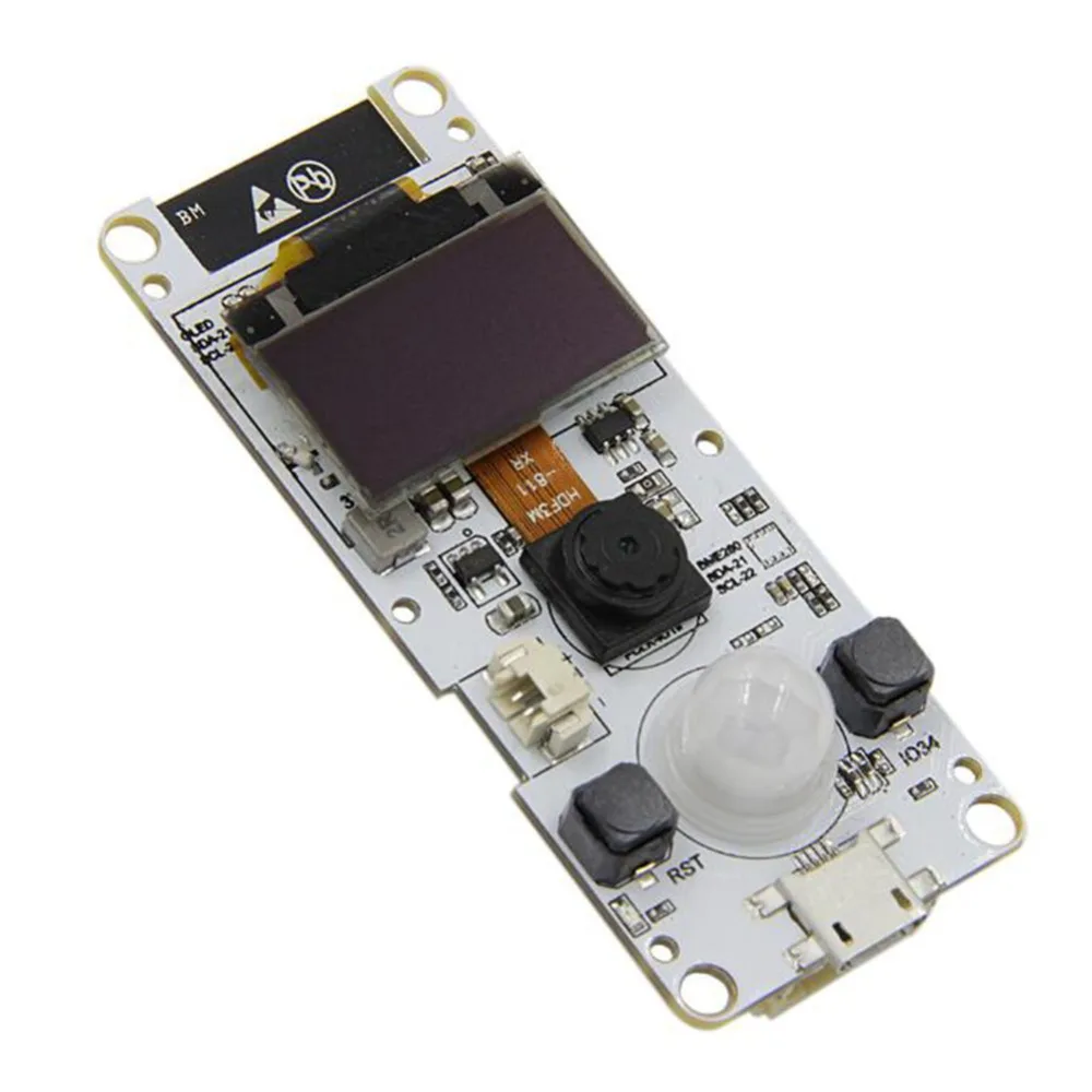Для TTGO T-camera ESP32 WROVER& PSRAM модуль камеры ESP32-WROVER-B OV2640 объектив рыбий глаз/нормальный объектив 0,96 OLED