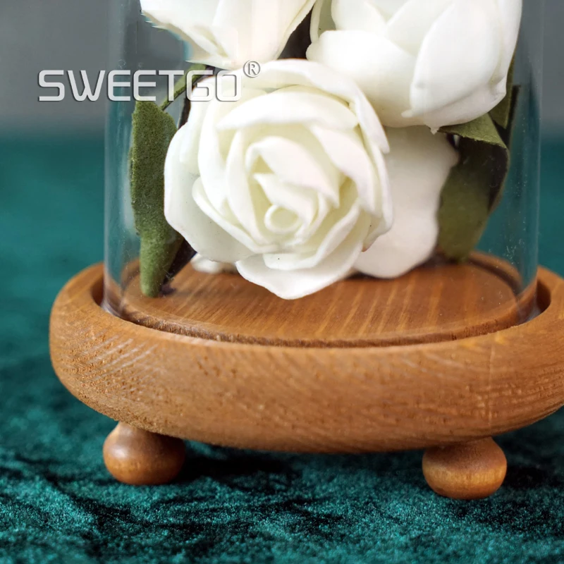 SWEETGO деревянная подставка для кекса miclandscape/консервированный цветочный Купол 8*20
