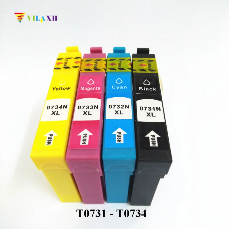 Чернильный картридж vilaxh T0731 для Epson T0731N stylus tx210 cx4900 tx410 C90 CX3900 CX3905 CX4905 CX5500 CX5600 CX5900 CX7310