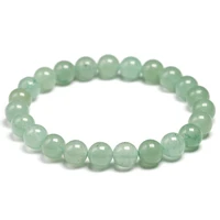 6 8 10 12 14mm new meditation natural green aventurine women bracelets natural stone yoga mala beads healing jewelry men gift