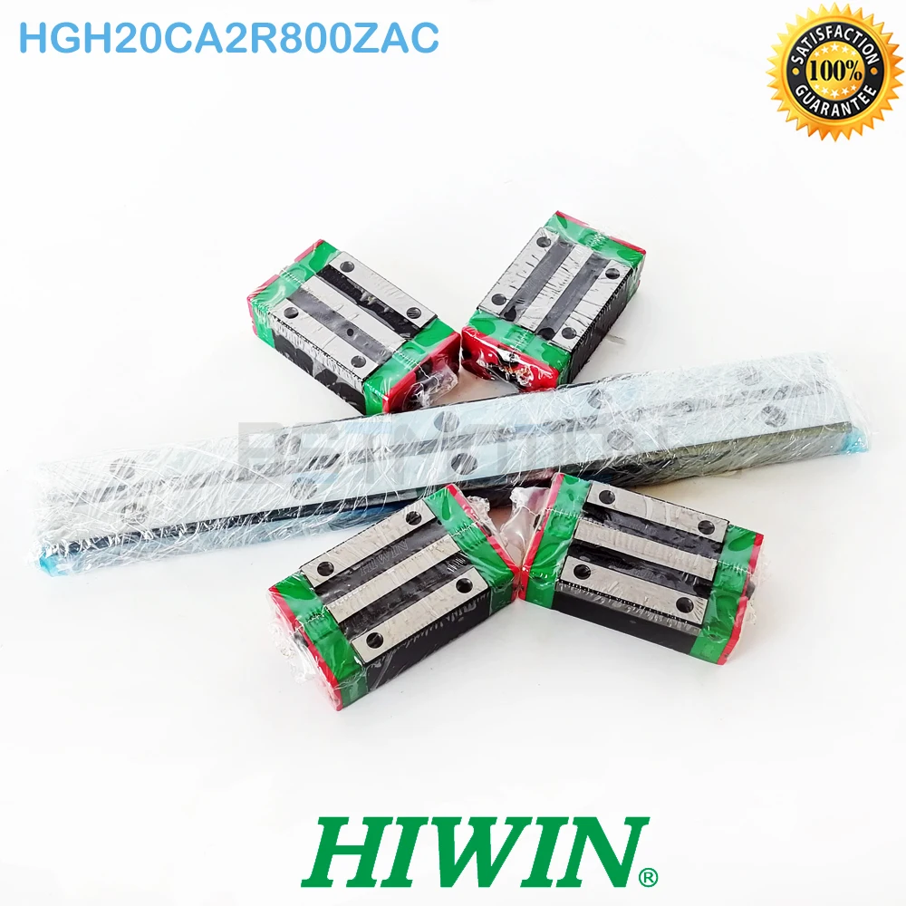 Новый оригинальный HIWIN 20 мм линейная направляющая HGR20 800 рельс с линейным