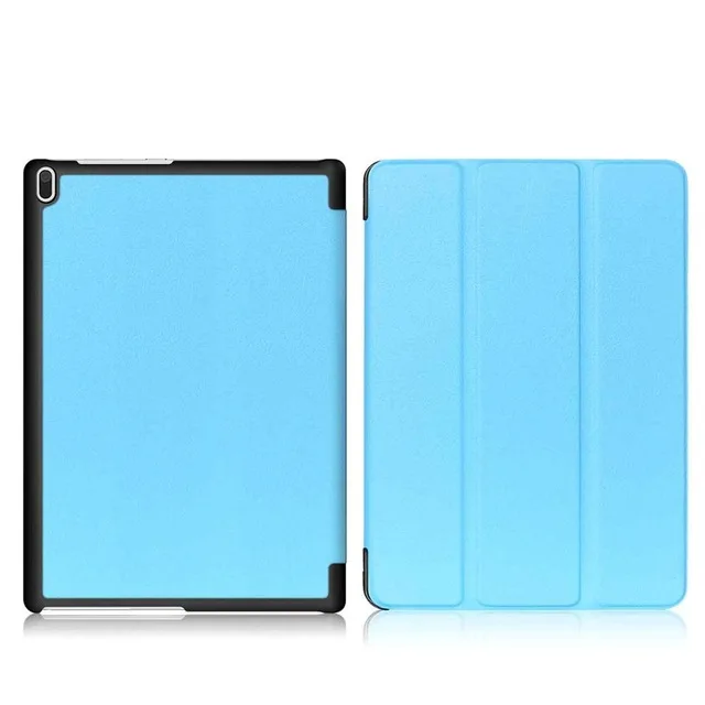Sky blue Умный чехол из искусственной кожи для lenovo Tab 4 10 TB-X304L TB-X304F/N, защитный чехол-подставка для планшета lenovo tab 4 10 дюймов+ пленка+ стилус - Цвет: Sky blue