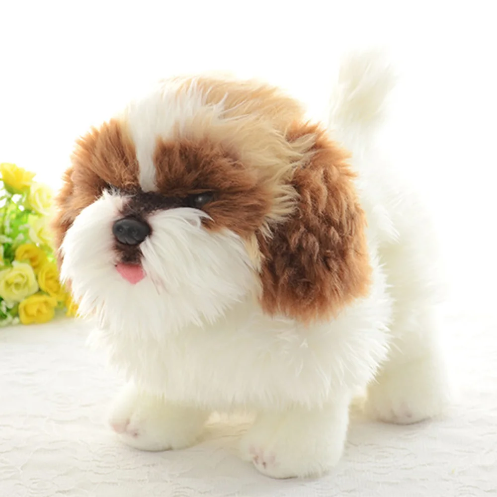 Fancytrader реалистичные плюшевые игрушки для собак аниме Shih Tzu мягкие Мини животных