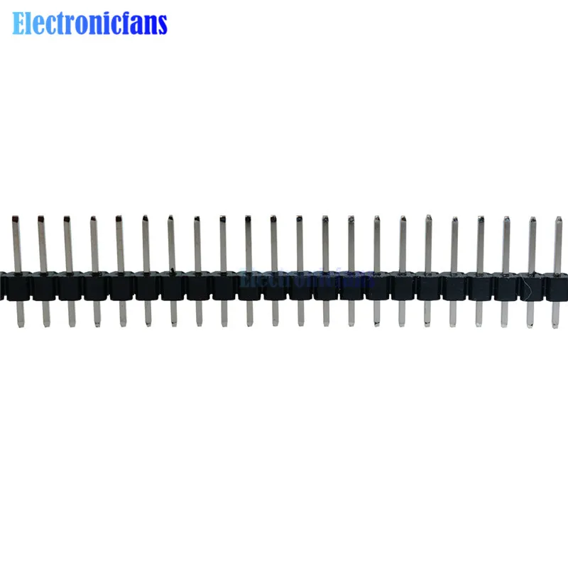 10 шт. 40Pin 2 54 мм Однорядный прямой штырьковый коннектор лента PBC для Arduino|pin header| |