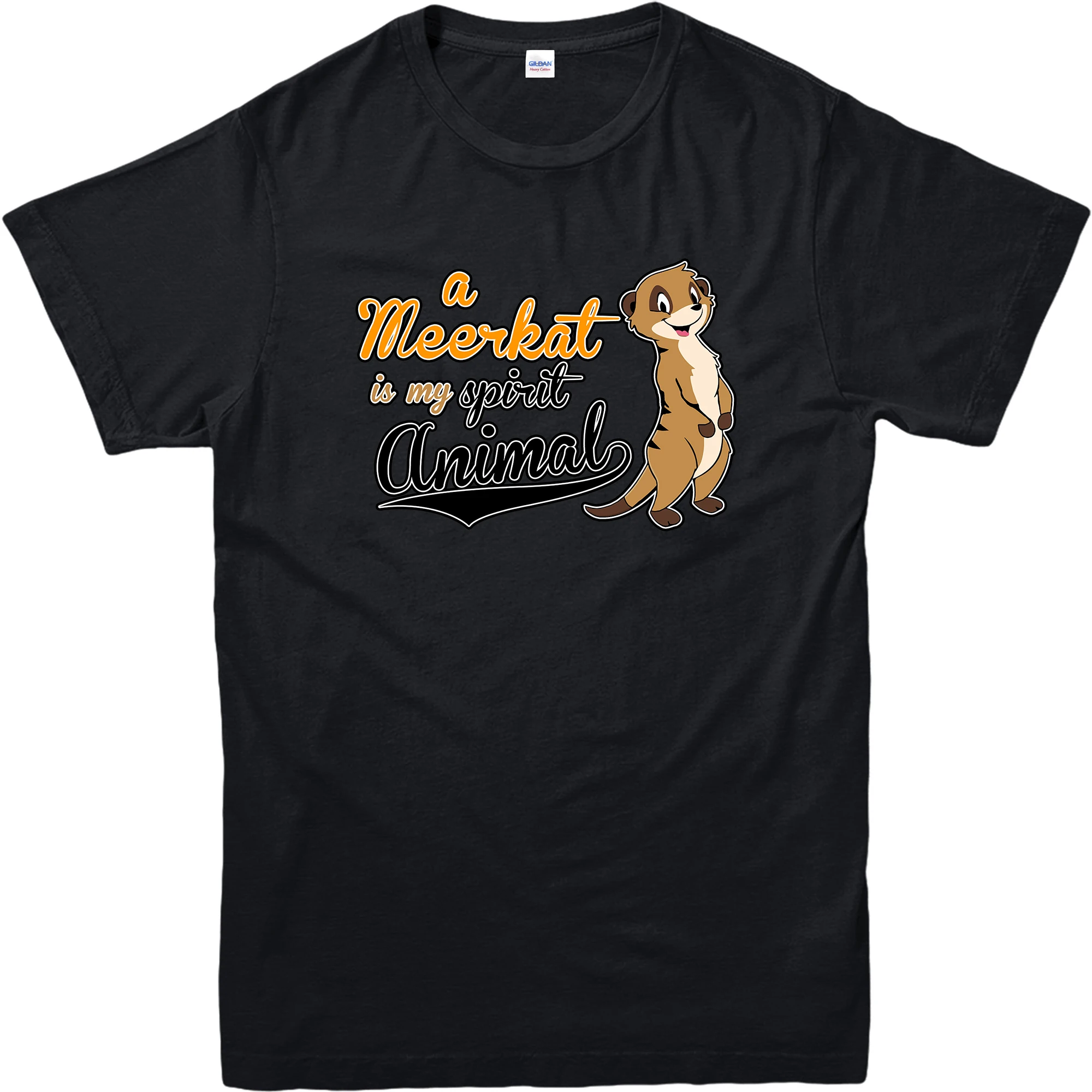Футболка meerkat is my spirit animal забавные имитирующие спиртные животные тематическая