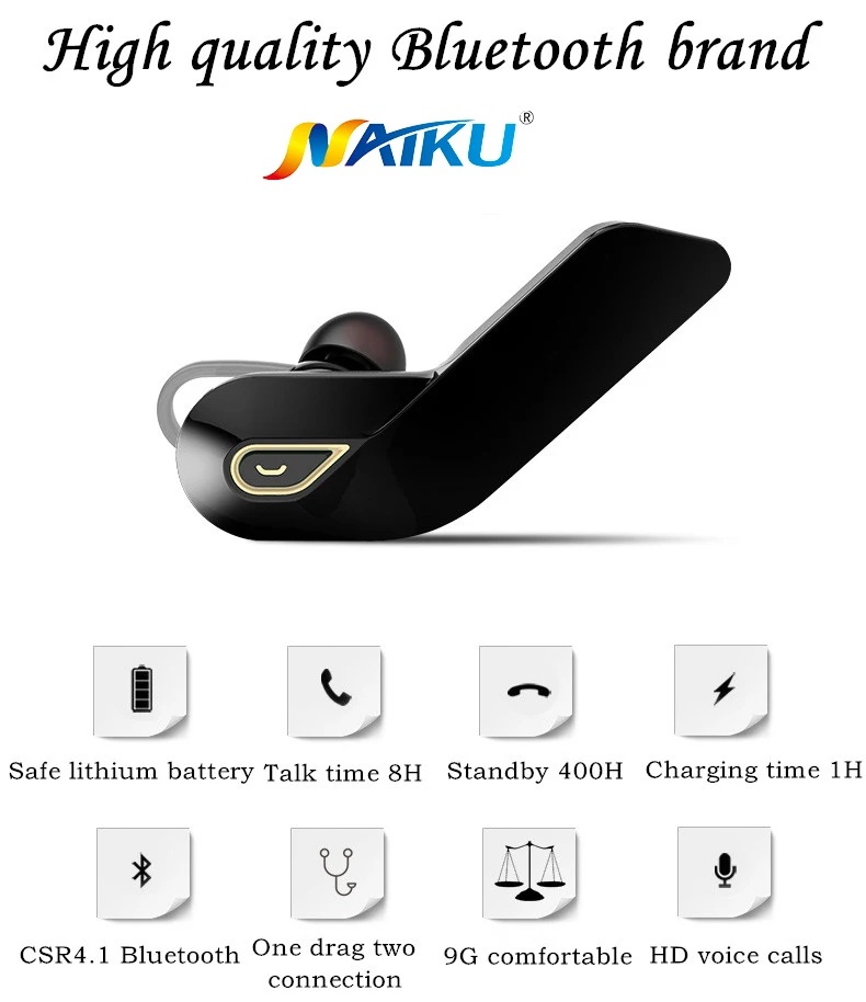 Наушники с Bluetooth последней модели громкой связи Auriculares беспроводные 4,1 наушники вкладыши для iPhone samsung Xiaomi huawei LG sony