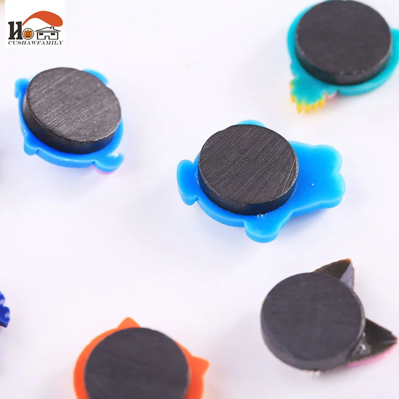 1 шт. мини Силиконовый мультяшный дизайн магниты на холодильник белая доска