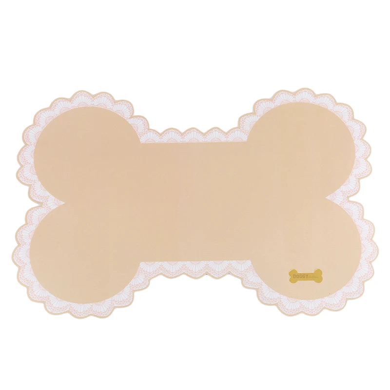 Силиконовый нескользящий коврик для еды собак милый водонепроницаемый