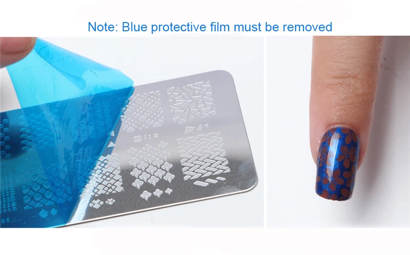 3 шт./лот печать в виде цветка кружева ногтей штамповки пластины изображение из