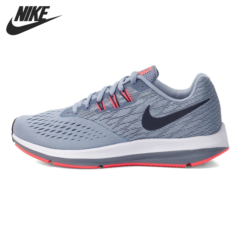 Новое поступление 2019 года женские кроссовки для бега NIKE ZOOM WINFLO 4|women running shoes