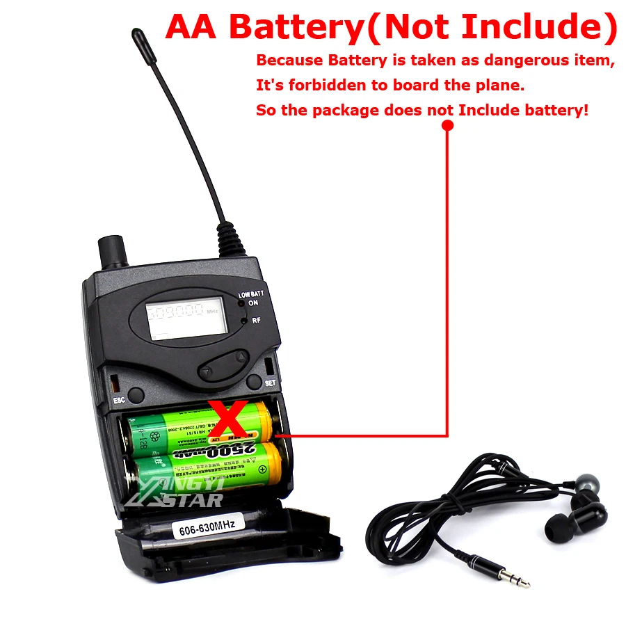 구매 여섯 Bodypack 수신기 Uhf 무선 귀 모니터 시스템 전문 무대 모니터링 Ew 300 G3 G2 하나의 송신기 헤드폰