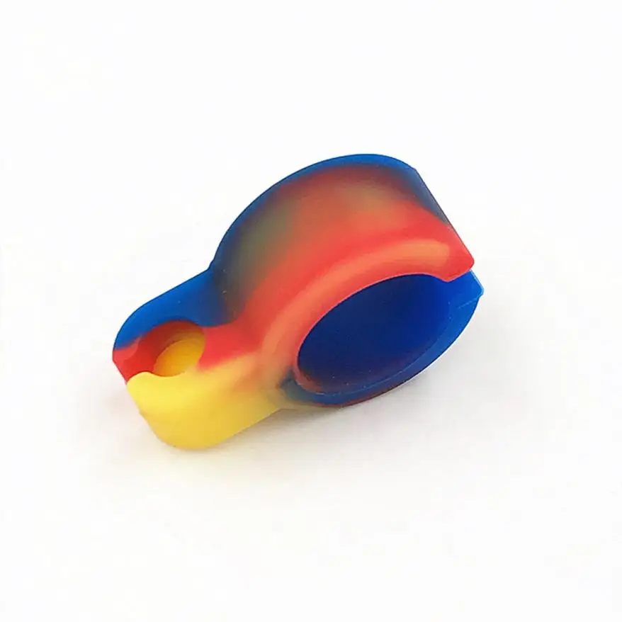 Multicolor 1 шт силиконовый держатель для сигарет с кольцом на палец для обычного курения силиконовый держатель для сигарет - Цвет: Multicolor