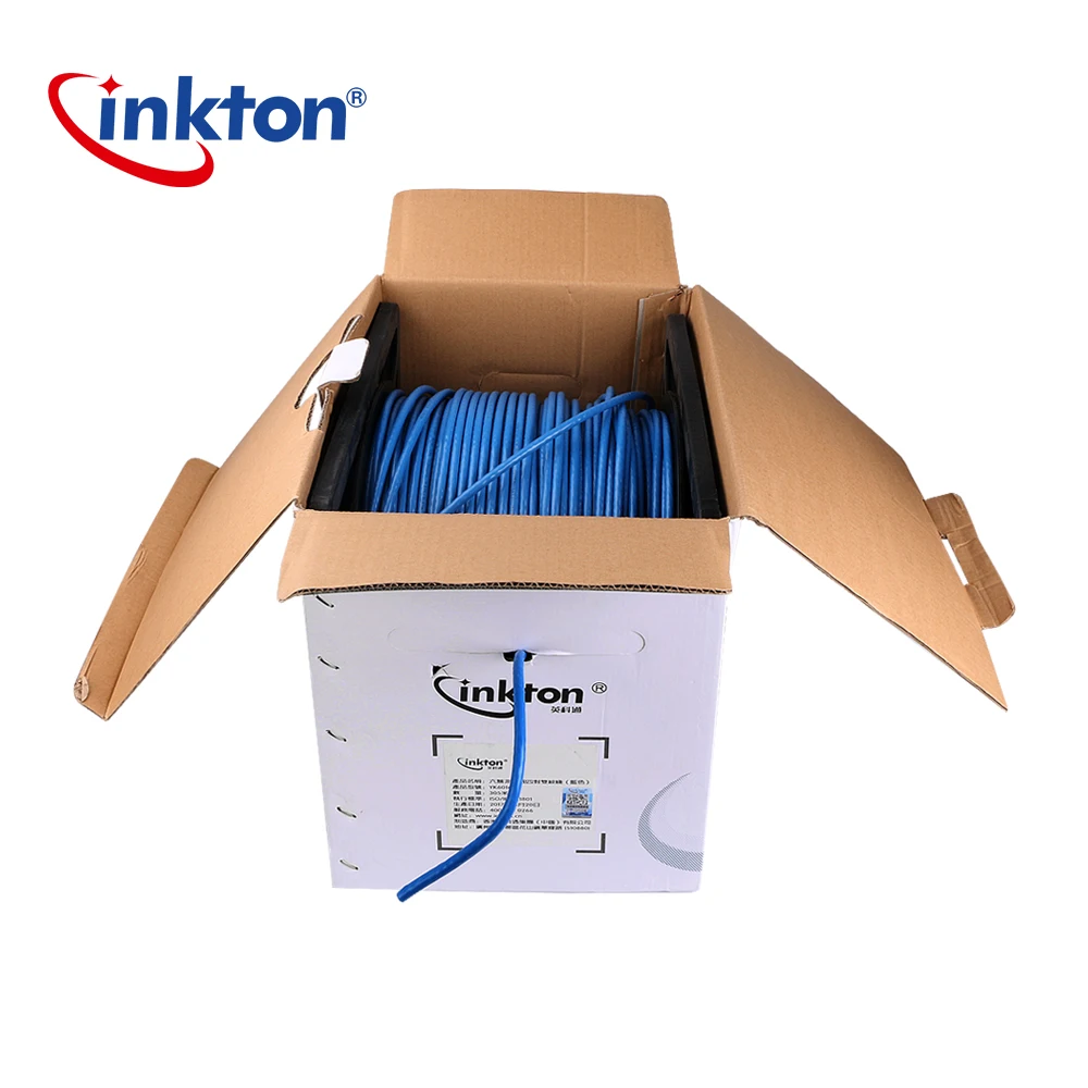 Inkton высококачественный Ethernet кабель Cat6 UTP 1000 Мбит/с Oxgen free медная витая пара провод