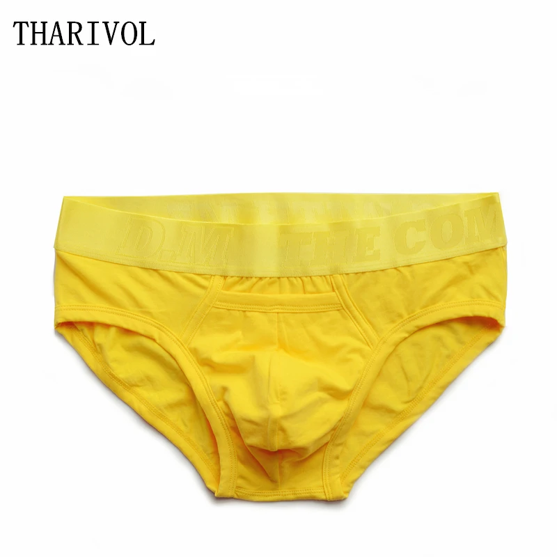 THARIVOL новые мужские однотонные трусы с карманом формальные обтягивающие