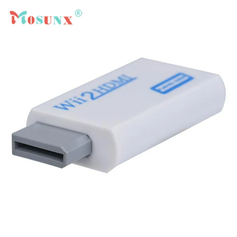 Лидер продаж адаптер-преобразователь MOSUNX Full HD HDMI 1080P с аудиовыходом 3 5 мм для Wii 2 |