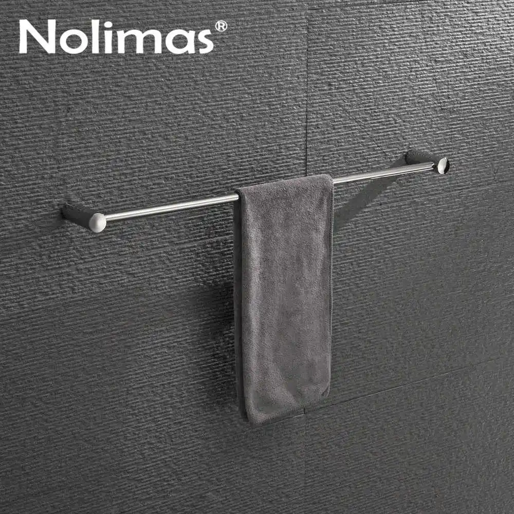 Single Towel Bar SUS 304 Зеркало из нержавеющей стали полированный набор оборудования для ванной комнаты держатель бумаги вешалка для полотенец Держатель Toliet держатель аксессуары для ванной комнаты - Цвет: Single Towel Bar