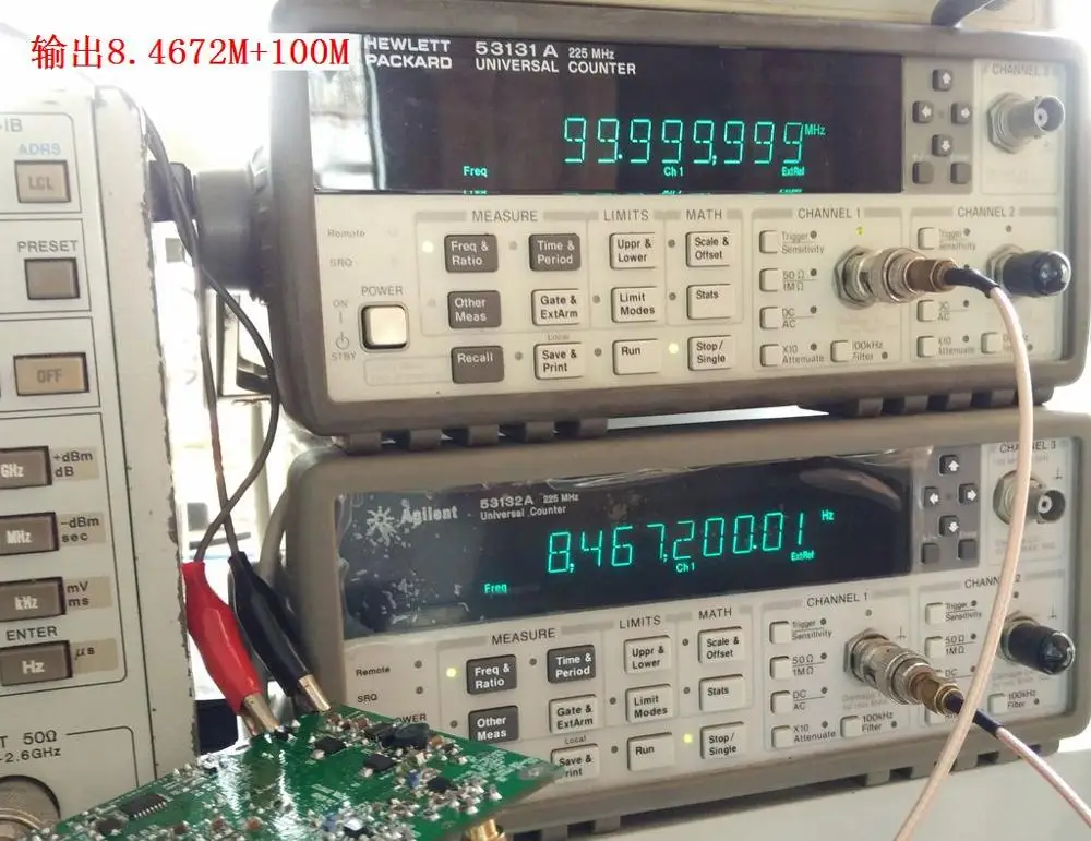 Для 4-полосной программируемой платы вывода частоты выход 10K-200M 8 4672 16 9344 33 8688 |