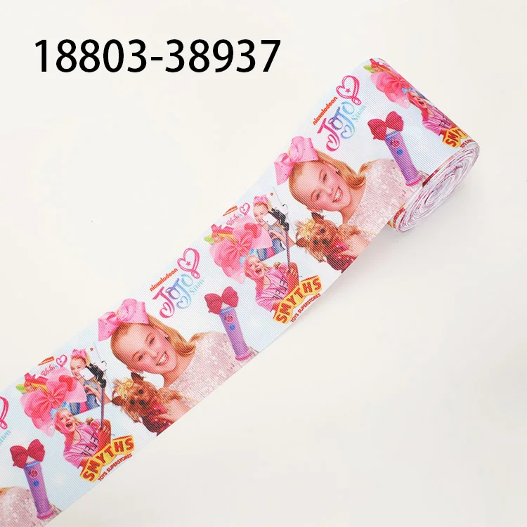 Новинка 50Y3 &quot75 мм красивая девушка JoJo лента с рисунком напечатанная grosgrain Сделай