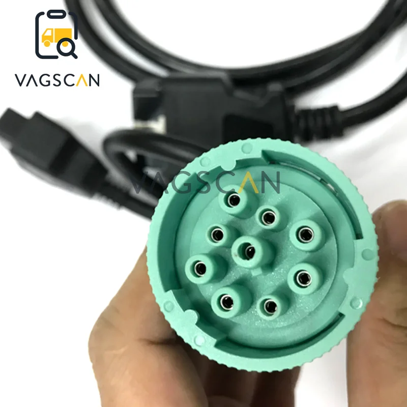 88890302 9 контактный кабель+ 88890304 OBD2 OBDII кабель для Volvo Vocom 88890030 Vocom II оборудование экскаватора