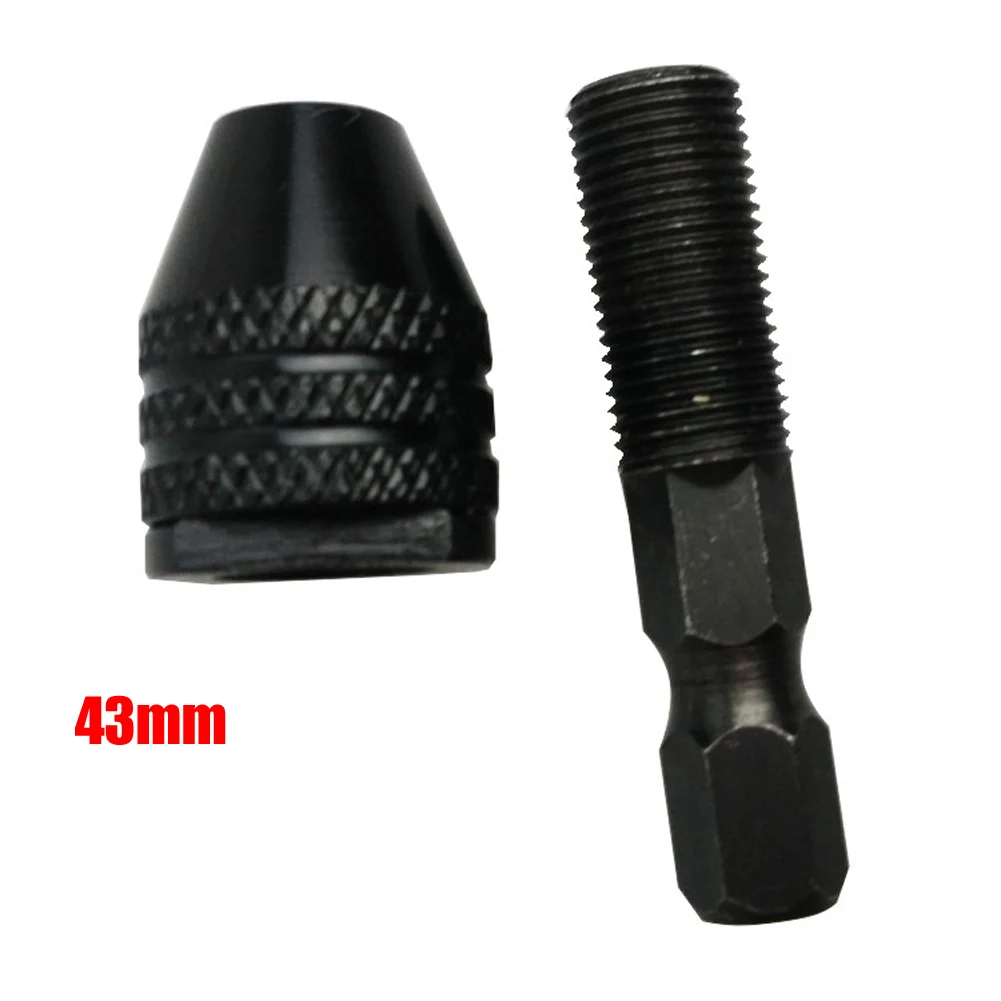 

Hot Selling 1/4 Mini Hexagonal Drill Adapter Converter Universal Multi Chuck With Rod Aluminum 2 Sizes For Home Offices
