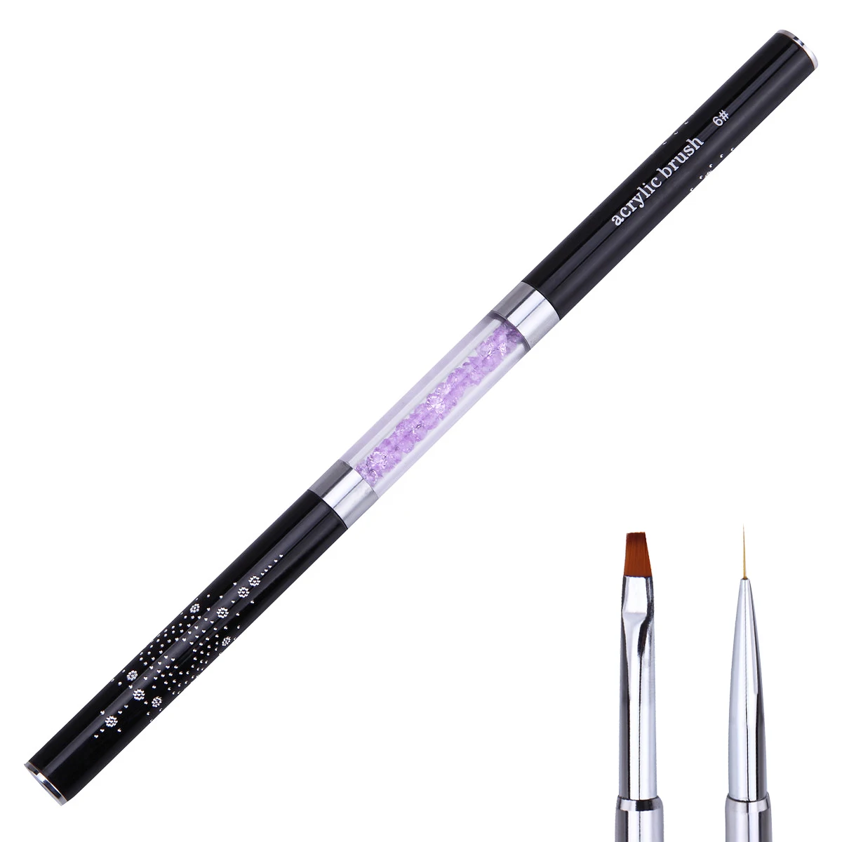 Стразы с двумя концами ручка для бровей подводка глаз Кисть макияжа дизайна