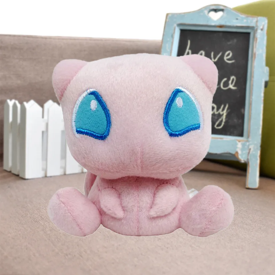 Mew Пикачу Lapras Jigglypuff Dragonite Snorlax Psyduck Дитто Сквиртл Бульбазавр, Чаризард, Togepi Cubone плюшевая игрушка мягкие плюшевые куклы - Цвет: Mew