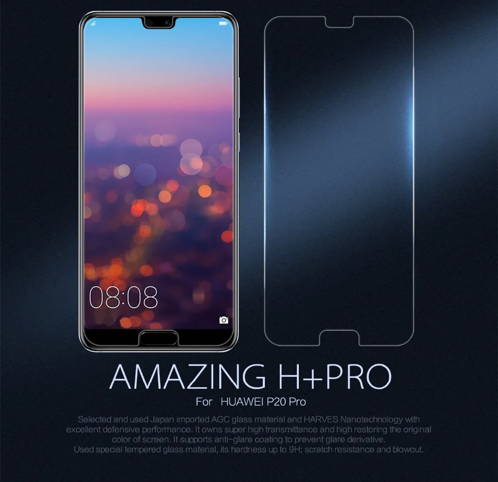 Закаленное стекло Nillkin для HUAWEI P20 Pro 6 1 дюймов Amazing H + Nano противовзрывная твердая