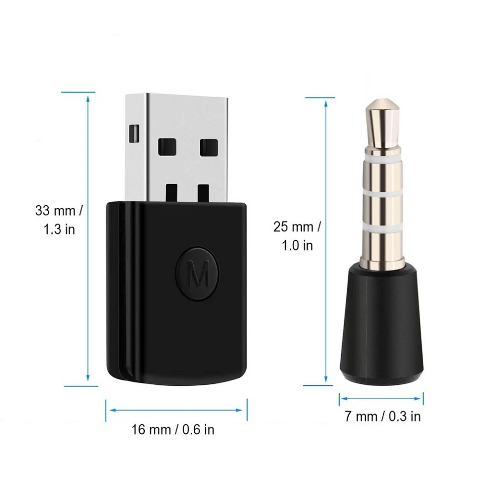 3 5 мм Bluetooth 4 0 с USB адаптером EDR Беспроводной адаптер приемник для PS4 контроллера