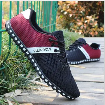 Мужская дышащая сетчатая повседневная обувь большого размера новинка 2021 модная