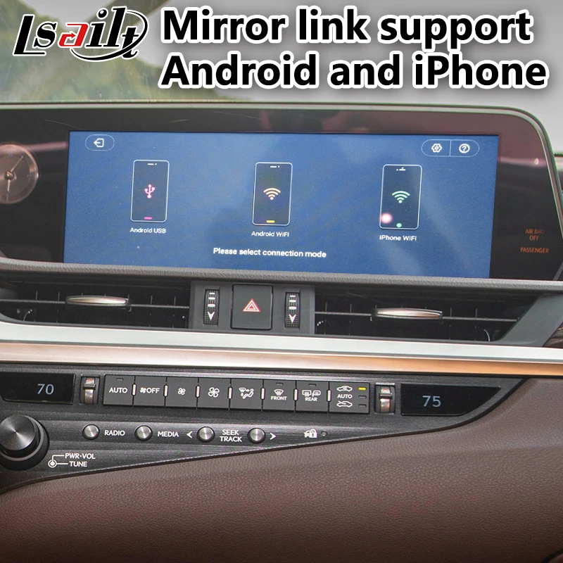 Lsailt Android 7,1 мультимедийный видео интерфейс для Lexus ES300h ES 300h сенсорная панель управления gps навигация 10,25 дюймов экран