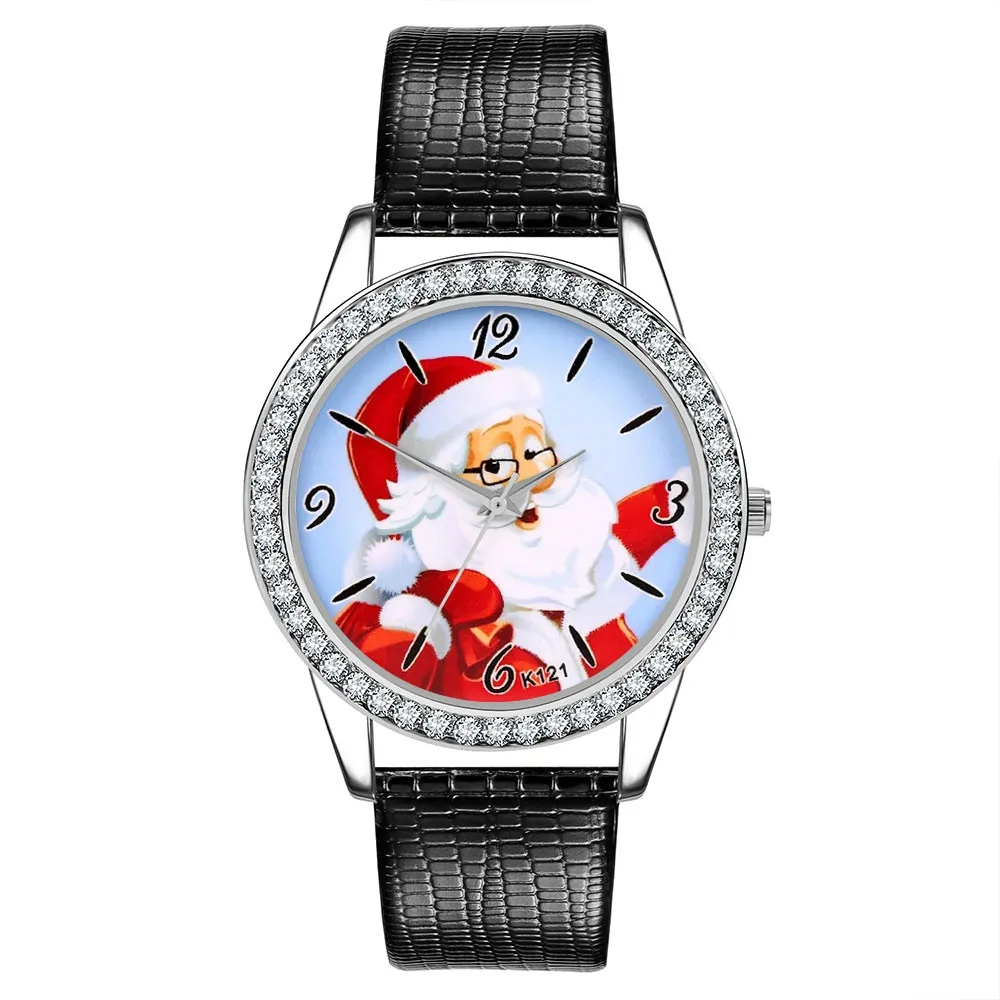 Рождественские подарочные часы для детей детские мальчиков и девочек роскошные