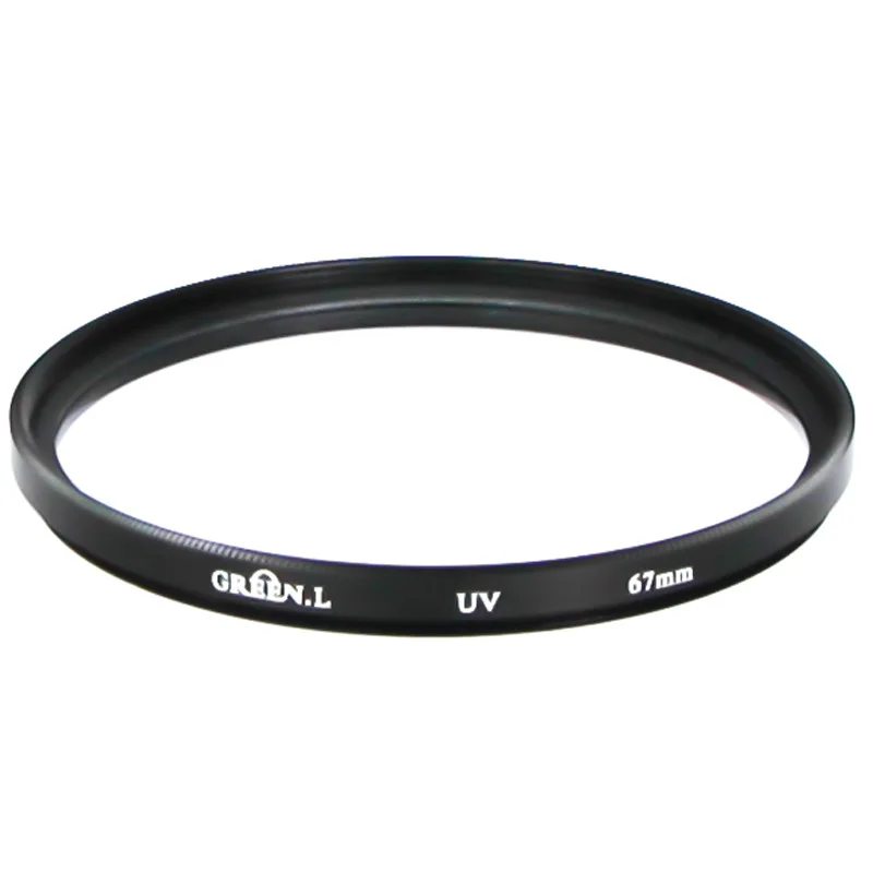 Greenr 52 мм или 58 62 67 72 77 40.5 УФ цифровой фильтр объектива протектор для всех Canon Nikon DSLR