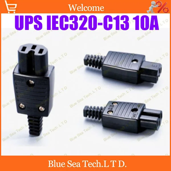 Бесплатная доставка 10 шт. IEC320-C13 шнур питания разъем C13 гнездо PDU съемная розетка UPS