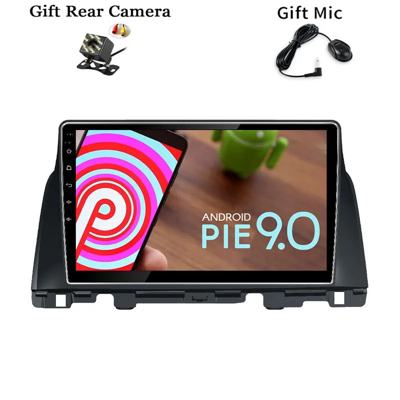 Автомагнитола 9 дюймов 4 Гб ОЗУ 64 ПЗУ Восьмиядерный процессор Android 0 DVD GPS навигация