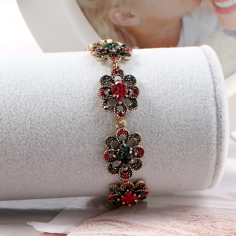 Vintage Ethnic Crystal Bracelets For Women Jewelry and Girls Accessies | Украшения и аксессуары