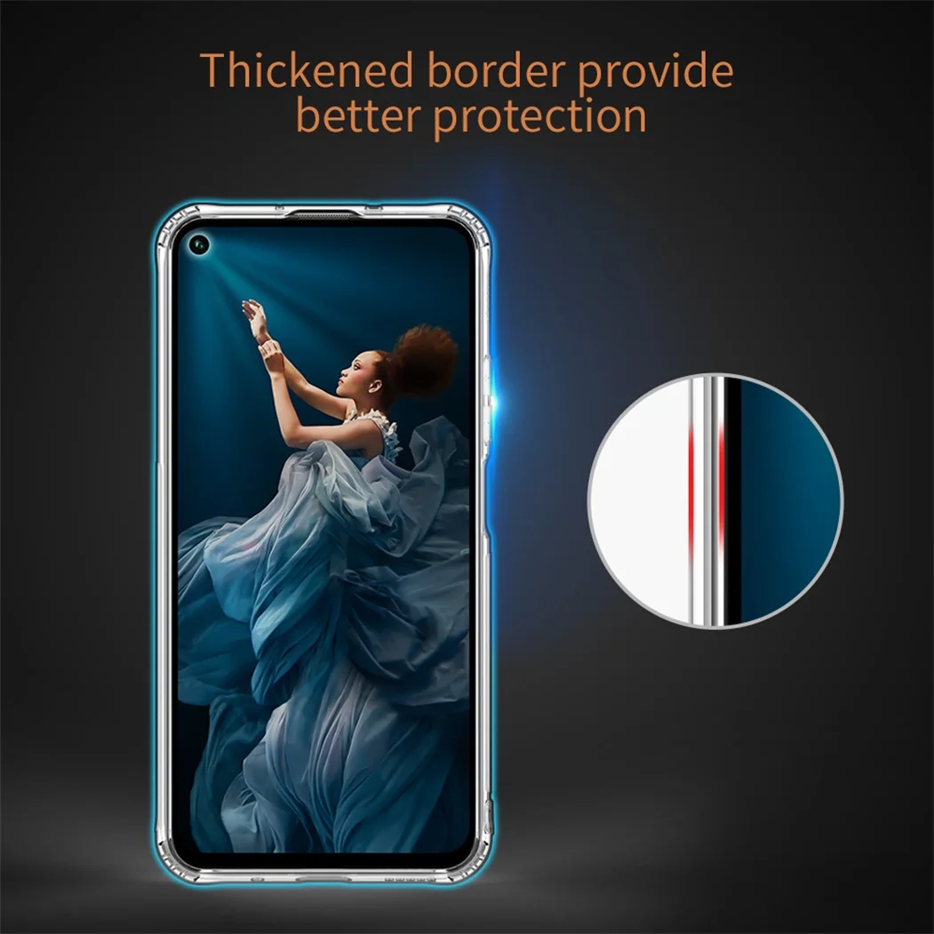 Для huawei Honor 20 Pro Чехол Honor 20 20S чехол Nillkin натуральный прозрачный мягкий кремний TPU задняя крышка для huawei Nova 5T