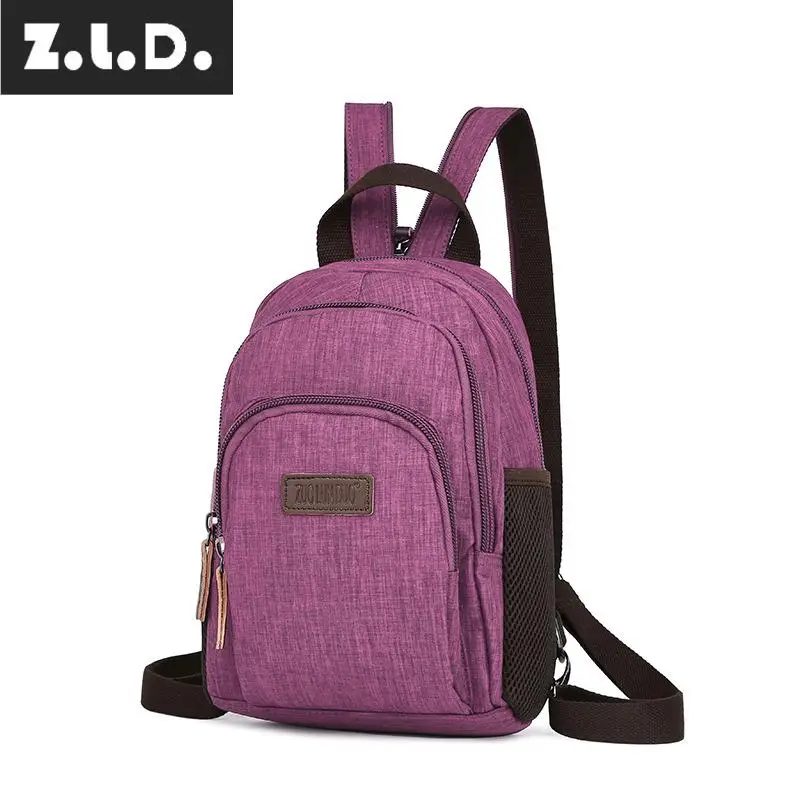 Z.L.D. Модный новый холщовый рюкзак Женский повседневный уличный